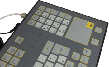 Tastatur ESDY4/PS/DE - Ausschnitt