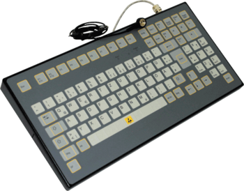 Tastatur ESDY2/PS/DE - Seitenansicht