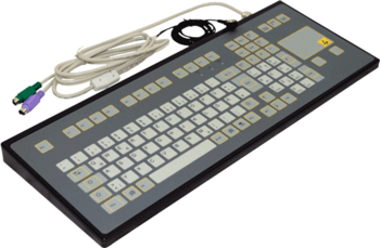 Tastatur ESDY3/PS/DE - Seitenansicht
